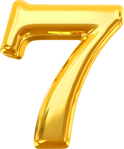 Number 7 Gold 